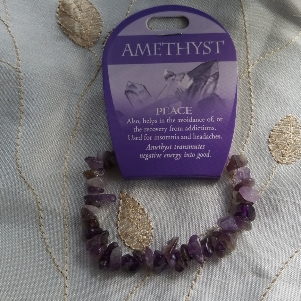 Amethyst bracelet